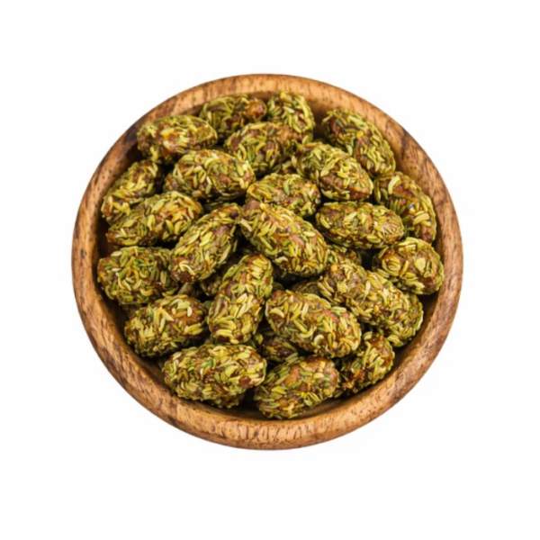 Amandes avec fenouil - لوز بالنافع
